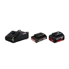 Bosch Professional Zestaw startowy GBA 18V 2Ah/GBA 18V 4Ah/GAL 18V-40