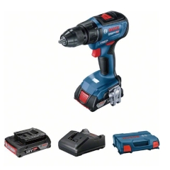 Bosch Professional Wiertarko-wkrętarka akumulatorowa GSR 18V 2 x 2Ah