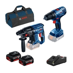 Bosch Professional Zestaw narzędzi akumulatorowych GBH 180-LI/GSR 180-LI/GAL 18V