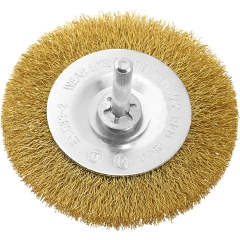 LUX Mosiężna szczotka tarczowa LUX 75 mm