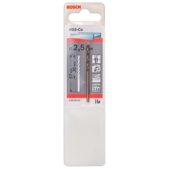 Bosch Professional Wiertło do metalu HSS-Co 2,5 mm x 57 mm