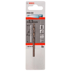 Bosch Professional Wiertło do metalu HSS-Co 3,5 mm x 70 mm