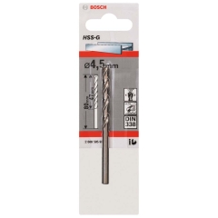 Bosch Professional Wiertło do metalu HSS-G 4,5 mm x 80 mm