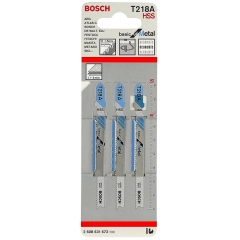 Bosch Professional Brzeszczot do wyrzynarki do metalu z uchwytem T - 3 szt