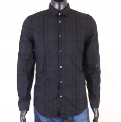 T Calvin Klein Mens Shirt Tailored Black size M