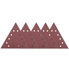 Dedra Dysk polerski trójkątny 80, z otworami, 5 szt.