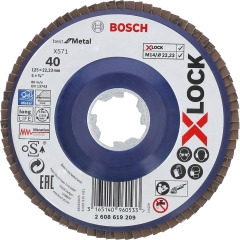 Bosch Professional Tarcza listkowa X-lock G40 do metalu 125 mm