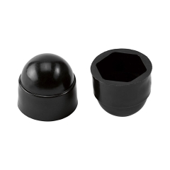 Lux-Tools Nakrętka kołpakowa czarna M6 8szt.