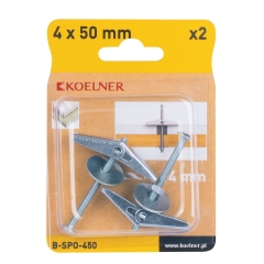 Koelner Kotwa metalowa parasolowa 4x50mm metryczny 2szt