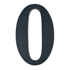 Sartpol Cyfra 0 składana 19 cm czarna
