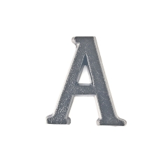 Litera A aluminiowa 10 cm czarna
