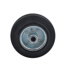 Koło gumowe z felgą metalową 125 mm x 37 mm x 15 mm