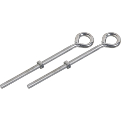 Śruba oczkowa do napinania zestaw 2 sztuk M 6 x 150 mm