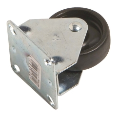 Kółko stałe aparatowe z płytką i kółkiem z tworzywa sztucznego śr. 50 mm 50 kg