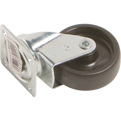 Kółko zwrotne aparatowe z płytką i kółkiem z tworzywa sztucznego śr. 50 mm 35 kg