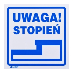 Znak uwaga stopień