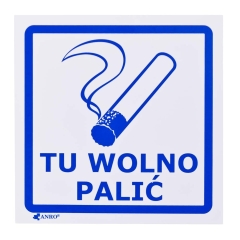 Znak tu wolno palić
