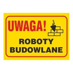 Znak roboty budowlane