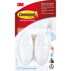 3M Haczyki wielokrotnego użytku Bath Command 2 szt.