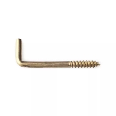 Lux-Tools Hak kątowy mosiądz 2,8x30mm 6szt.