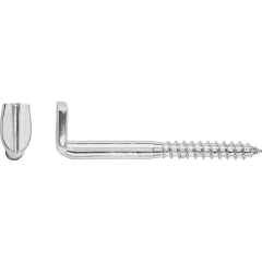 LUX-TOOLS Hak kątowy SL ocynk 5,8x80mm KOD H038