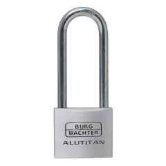 Burg Wächter Kłódka aluminiowa Alutitan wysoki pałąk 65 mm