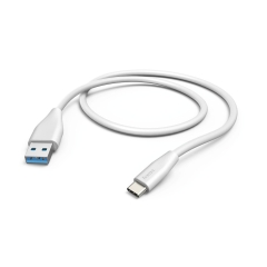 Kabel ładujący data typ-C USB 3.1 biały 1,5m