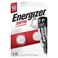 Energizer Baterie litowe CR2016 2 sztuki