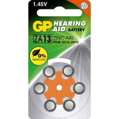 GP Baterie Zinc Air ZA13 6 szt