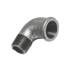 Kolano 1/2" GW/GZ żeliwne ocynkowane