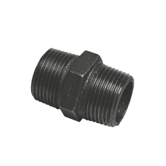 Nypel 1/2" żeliwny czarny