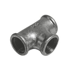 Trójnik 1"x1/2" żeliwny ocynkowany