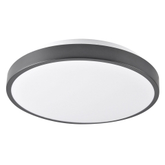 Polux Plafon LED KERN śr. 30 cm czarny 15W 900 lm 4000K