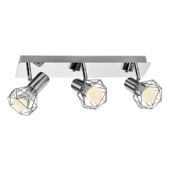 ActiveJet Listwa AJE-BLANKA metal srebrna 3xE14