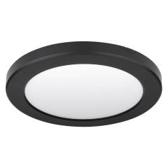 Globo Plafon LED LASSE śr. 22 cm czarny 18W 1500 lm 3000-6500K