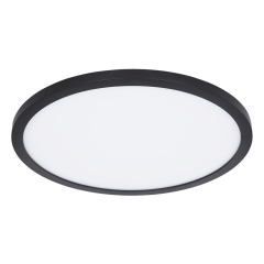 Globo Plafon LED SAPANA śr. 42 cm czarny 24W 2300 lm 3000K