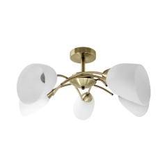 ActiveJet Lampa wisząca AJE-NIKITA metal patyna 5xE27