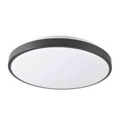 Polux Plafon LED KERN śr. 40 cm czarny 24W 1440 lm 4000K