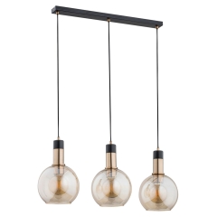 Alfa Lampa wisząca MAYA gold 3xE27