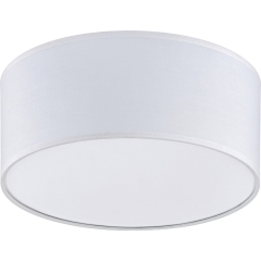 TK Lighting Plafon RONDO śr. 30 cm biały E27