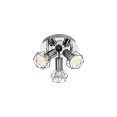 ActiveJet Plafon AJE-BLANKA metal srebrny 3xE14
