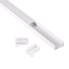 Polux Profil aluminiowy natynkowy biały 1 m