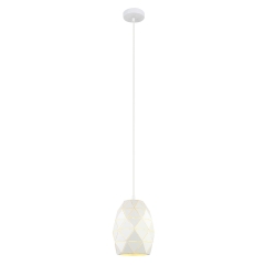Italux Lampa wisząca HARLEY śr. 36 cm biała E27