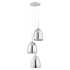 Alfa Lampa wisząca RONDA plafon grafitowa 3xE27