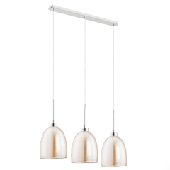 Alfa Lampa wisząca RONDA listwa herbaciana 3xE27