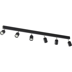 TK Lighting Listwa TOP czarna 6xGU10