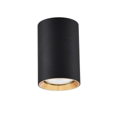 Light Prestige Oprawa MANACOR 9 cm czarno-złota GU10