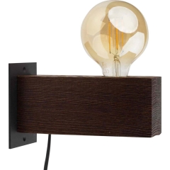TK Ligthing Kinkiet Artwood 1x60W E27