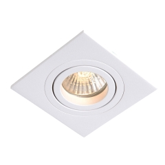 Light Prestige Oprawa podtynkowa METIS ruchoma kwadratowa biała GU10