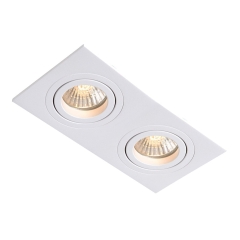 Light Prestige Oprawa podtynkowa METIS ruchoma biała 2xGU10